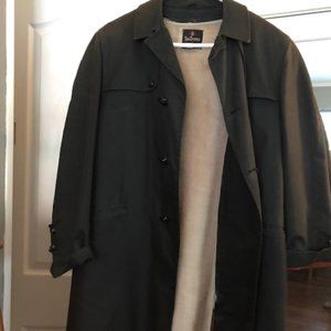 Men's lined raincoat